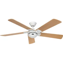 Casafan Deckenventilator Rotary Weiß / Buche ohne Steuerung 132