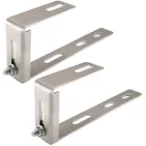 Square Hooks für Montageset Balkonkraftwerk Gelände (für 1 Modul)