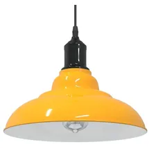 vidaXL 1-flg. Ø 31 cm höhenverstellbar gelb glänzend Metall