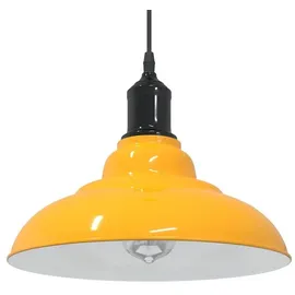 vidaXL 1-flg. Ø 31 cm höhenverstellbar gelb glänzend Metall