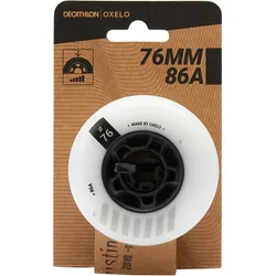 Inliner-Rollen Freeride MF 76 mm 86A 4 Stück weiss ultraweiß No Size