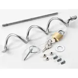 Kerbl Diebstahlset für Metall-Akku- Kasten 44656