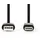 Nedis USB-A auf USB-C 1,00 m Schwarz