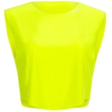 WINSHAPE Damen Functional Light Cropped Top Aet115, All-fit Style T-Shirt, Neon-gelb, XL EU