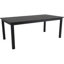 Brafab Lomma Gartentisch 194-312 x 100 x 73 cm Schwarz