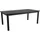 Brafab Lomma Gartentisch 194-312 x 100 x 73 cm Schwarz