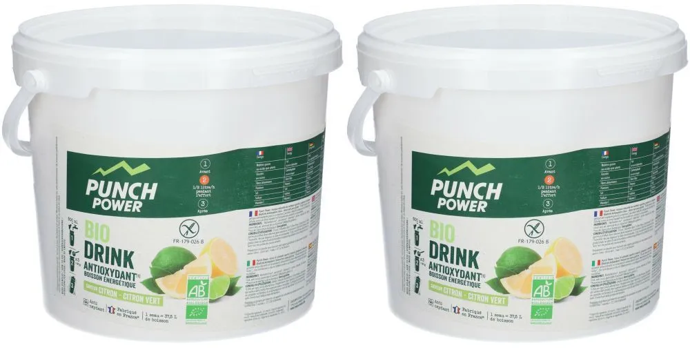 Punch Power Biodrink Antioxydant BIO Zitrone-Zitrone-Vert