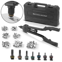 STAHLWERK Blindnietzangen Set NZ-16 ST Nietzange Nietmutternzange