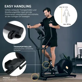 Sportplus Design Crosstrainer schwarz