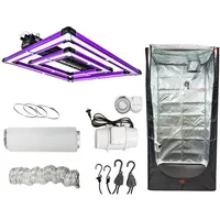 Grow-Box Komplett-Set, LED Lumatek 300 Watt, Grow-Set, Zuchtzelt, Growschrank, Growzelt, Indoor Anbau