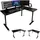 X Rocker Panther XL Ambi Gaming Eckschreibtisch grau