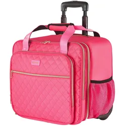 VEVOR Laptop Notebook Trolley Aktenkoffer Notebooktasche 425x260x410mm Pink
