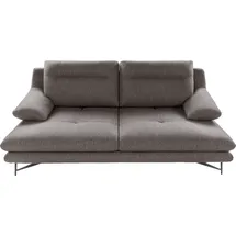 Calia Italia Couch Strukturbezug 3-Sitzer Grau