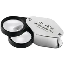 Eschenbach 1187 Einschlaglupe Vergrößerungsfaktor: 4 x, 6 x, 10 x Linsengröße: (Ø) 6x