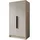 WFL GROUP Drehtürenschrank Mono Bis 102 x 200 x 51 cm Beige