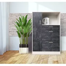 Hti-Living Küchenbuffet Kombi L  grau