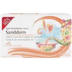 H&S Sanddorn mit Vitaminen C und Selen Filterbeutel