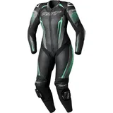 RST TracTech Evo 5, Lederkombi 1tlg. perforiert Damen - Schwarz/Grau/Türkis - S