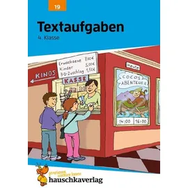 Hauschka-Verlag Mathe 4. Klasse Übungsheft - Textaufgaben