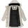 Ragwear Damen Langer Wintermantel wasserdicht in Kord-Optik warmer Steppmantel mit Samt-Haptik Pavla Cordy YOUMODO Bone Gr. 3XL - 3XL
