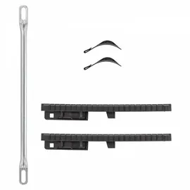 Hörmann Torgriffgarnitur komplett als Set mit Schloss PZ, TS42,5, schwarz für Sektionaltor