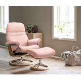 Stressless Relaxsessel STRESSLESS Sunrise Sessel Gr. ROHLEDER Stoff Q2 FARON, Rela x funktion-Drehfunktion-PlusTMSystem-Gleitsystem-BalanceAdaptTM, B/H/T: 79 cm x 103 cm x 73 cm, pink (light q2 faron) Lesesessel und Relaxsessel