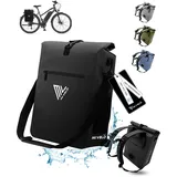 MIVELO Fahrradtasche 3in1 schwarz
