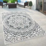 Paco Home In- & Outdoor-teppich, Für Balkon Terrasse Vintage Orientalisches Muster Ornamente, Grösse:60x100 cm,