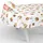 ANRO Wachstuch-Tischdecke abwaschbar Oval 200 x 140 cm Grau