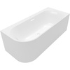 Loop & Friends Eck-Badewanne, mit Schürze, UBA170LOF9CR00V-RW,