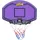 street skiller STREETSKILLER Basketballkorb mit Brett & Wandhalterung, inklusive Montagezubehör. für Kinder und Erwachsene, Innen- und Außenmontage violett/gelb