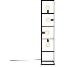 Paco Home Stehlampe »OSKAR«, E27 LED Stehlampe Standleuchte Wohnzimmer Schlafzimmer Esszimmer Modern, schwarz