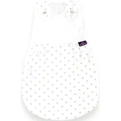 Babyschlafsack TRÄUMELAND "Außenschlafsack Sternchen grau", Baby, Gr. 80/86, umlaufender Reißverschluss, grau, Obermaterial: 100% Baumwolle, Schlafsäcke