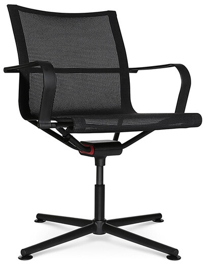 Chaise de bureau pour visiteur D1 Office Wagner, Designer Stefan Diez, 83–93x77x77 cm