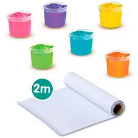 SES Creative Fingerfarben Mega Set 6 St. 110 ml mehrfarbig