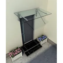Buylando Vordach 120 x 90 cm transparent