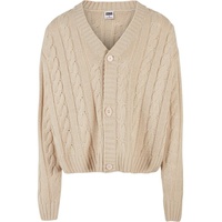 URBAN CLASSICS Boxy Cardigan in Khaki, Größe 3XL