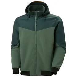 Winter-Softshelljacke "OXFORD" - S - oliv
