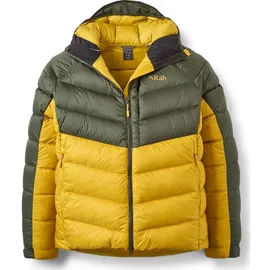 Rab Daunenjacke army/dark pollen XXL
