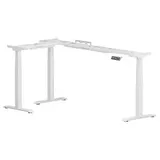 FlexiSpot E7L elektrisch höhenverstellbares Schreibtischgestell weiß ohne Tischplatte, T-Fuß-Gestell weiß 127,5 - 210,0 x 60,0 - 80,0 cm
