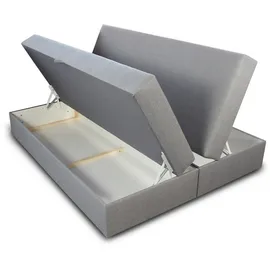 Sofnet Boxspringbett 140 x 200 cm H3 Grau