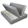 Sofnet Boxspringbett 140 x 200 cm H3 Grau