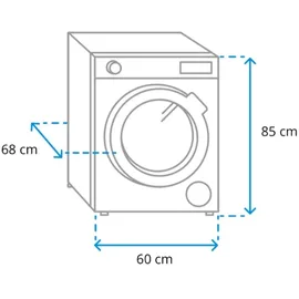 Haier HWD100-B14939 I-PRO SERIE 3 Waschtrockner (10 kg / 6 kg, 1400 U/min)