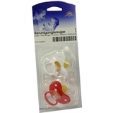 Baby Frank Kirschform Latex 0-6 Monate 2 Stk. weiß/rot