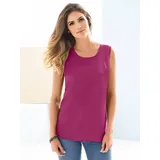 Sieh an! Top Ärmellos Fuchsia 54
