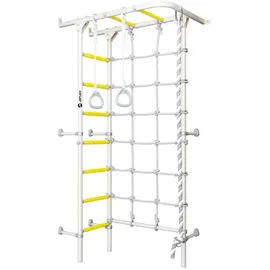 JEFlex Sprossenwand ClimbMaxx M5 weiß-gelb - Weiß/Gelb