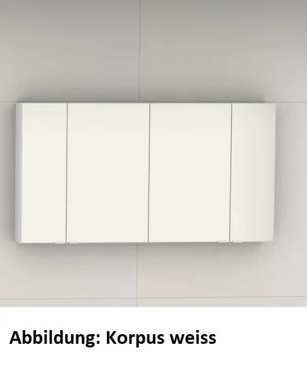Artiqua Spiegelschrank , Stahlgrau, 070-SET-2-13-88 070-SET-2-13-88