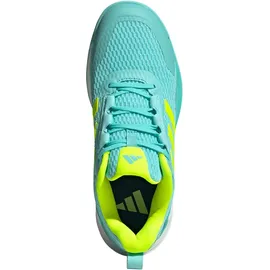 adidas Novaflight 2 Indoor Shoes, flash aqua/lucid lemon/cloud white 40 2/3