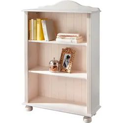 Regal HOME AFFAIRE "Mette", weiß, B:77cm H:116cm T:30,5cm, Massivholz, Regale, aus massivem Kiefernholz, in unterschiedlichen Größen und Farben