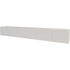 altdecor Zeno Lowboard 300 cm Weiß/Holzwerkstoff